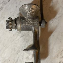 Antique L.F.&C. Universal Food Chopper No. 2 in ex cond. as is pick up deliver made in USA.
