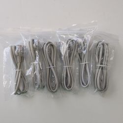 6x NEW 1M (3.3ft) CAT6 Copper Ethernet Network Cables ($10 for 6)
