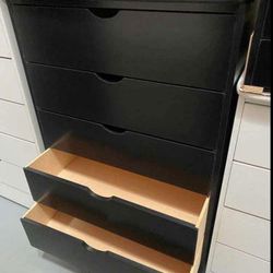 5 Drawer Kathy Black 