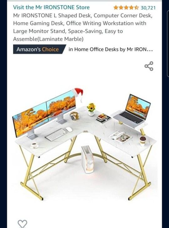 L SHAPED DESK