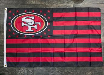 NFL San Frnacisco 49ers stars and stripes 3x5 flag