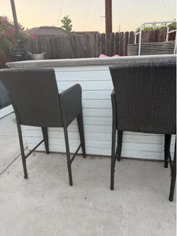 Take all outdoor table and chairs
