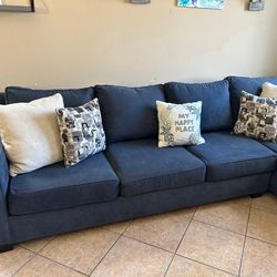 Dark Blue Sectional Couch from Jerome’s
