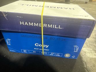 Hammermill Copy Paper 8.5x11 5000 Sheets