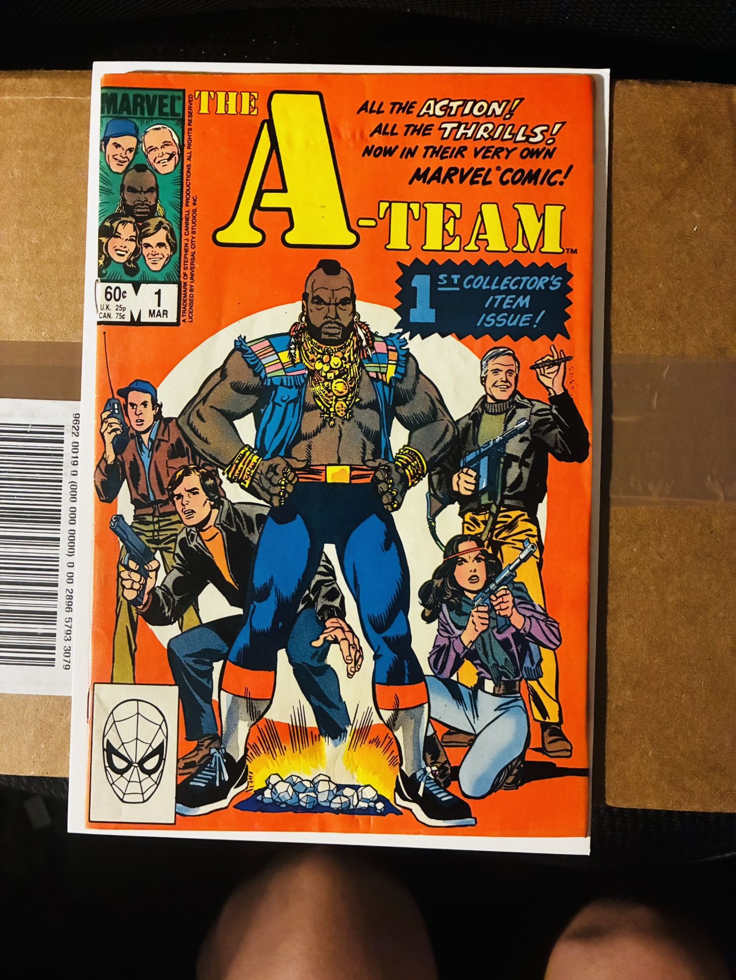 Marvel Comics #1A The A-Team Diamonds Are A Thief's Best Friend!  1st comic book app. of the A-Team🔑