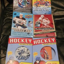 NHL Hockey Cards 6 Blaster Box Lot!  New Factory Sealed! $125 For All