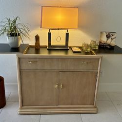 Expandable Cocktail Bar Cabinet – Palm Springs Entertaining Piece | Thomasville