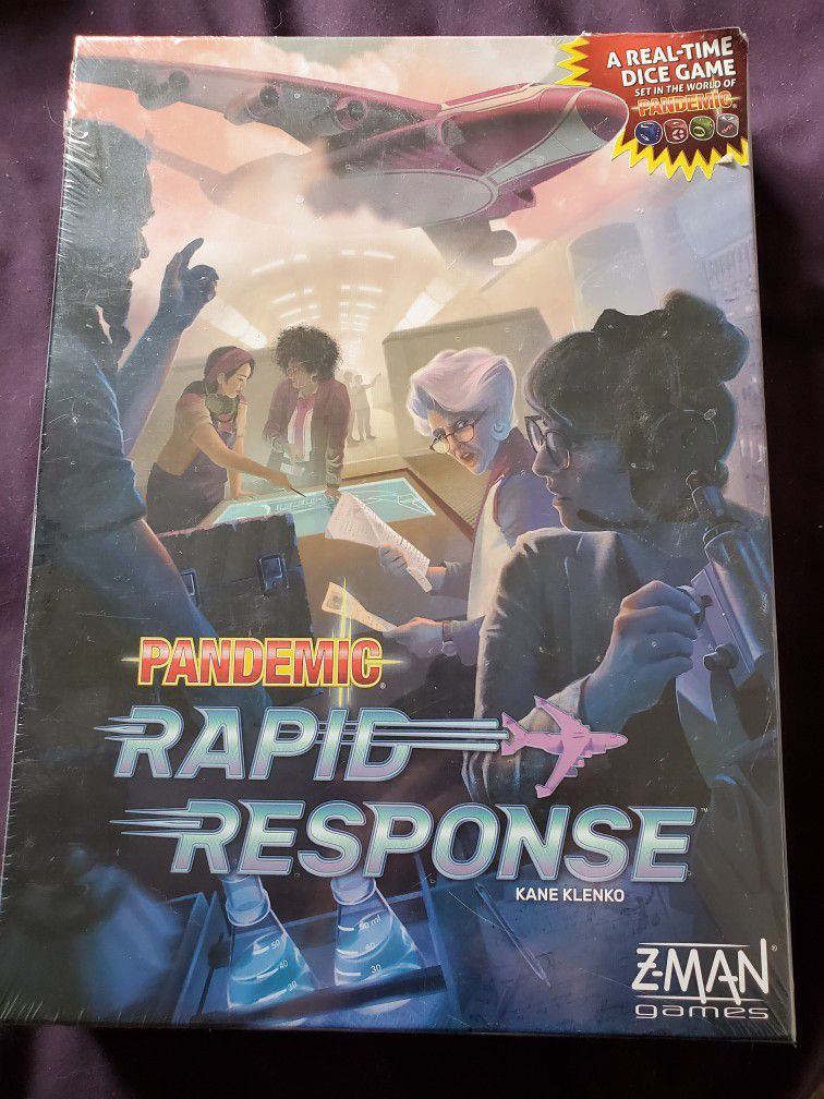 Pandemic Rapid Response Board and Real Time Dice Game