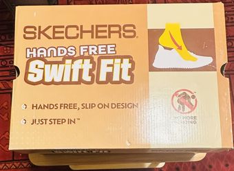 Skechers Men's Hands Free Swift Fit Moccasin Toe Canvas Sneaker,