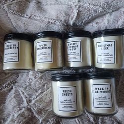Bath And Body Works New Single Wick Candles