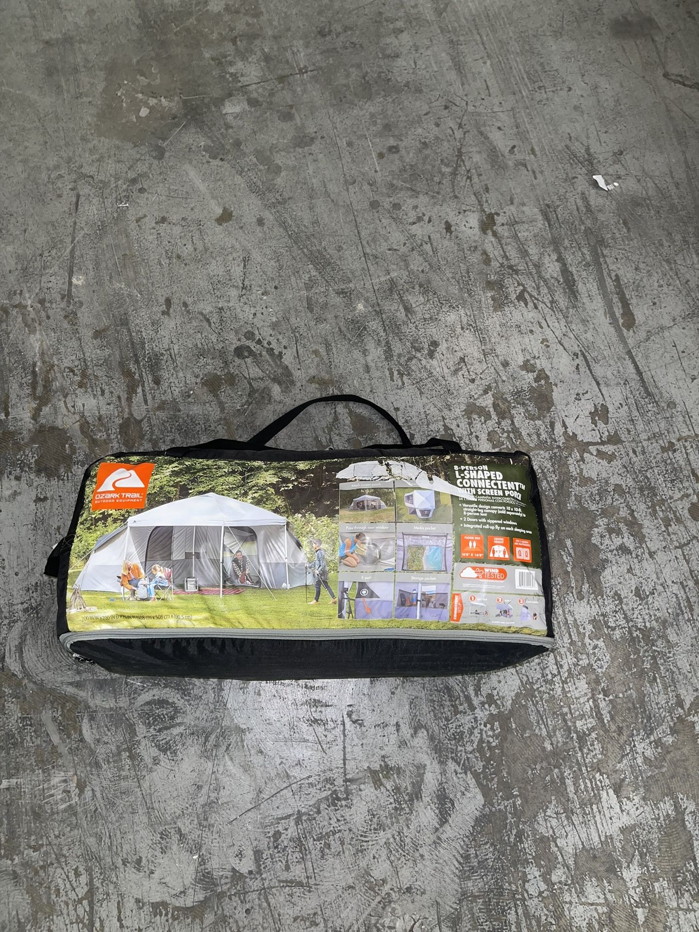 Ozark Trail 8-Person Connect Tent with Screen Porch