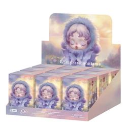 Pop Mart L'impressionnisme SKULLPANDA Series Plush Doll Sealed Case (9 Blind Box)