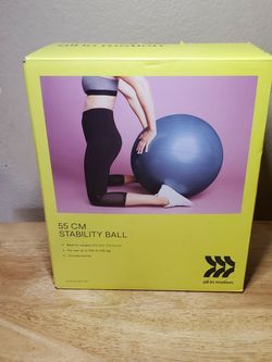 55 cm Stability Ball Workout Ball Includes Pump