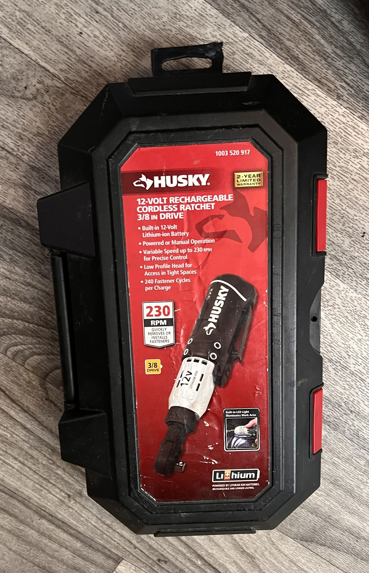Husky 12 volt cordless ratchet