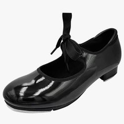 Patent Leather Tap Shoes for Beginner Girls