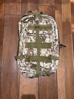 Camo tactical backpack