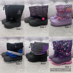 Snow Boots Size 1y