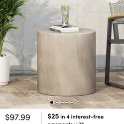 Mid Century Nightstand / Short Stool