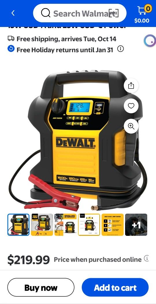 Dewalt Jump Starter
