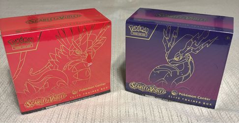 Pokémon Scarlett and Violet Elite Trainer Box