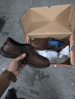 Timberland Pro Gladstone ESD Slip-On Steel Toe Shoes W 7.5 M 6.5