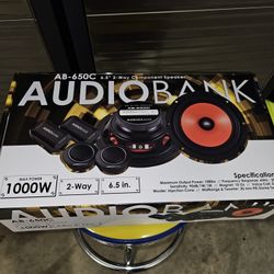 (2) sets 6.5/1000 Watt Audio Speakers + tweeters