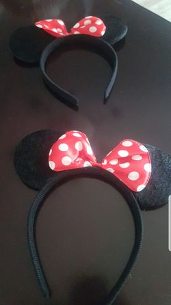 MINNIE N MICKEY EARS 4 X $12