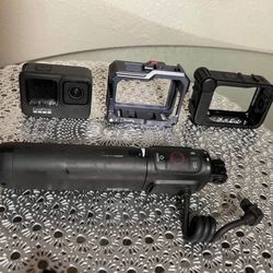 Go pro 9 with accessories 5k 1080p live streaming 20mp photos