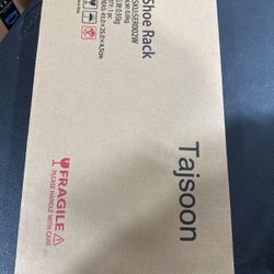 Tajsoon 2-Tier Stackable Shoe Rack Organizer, Expandable & Adjustable Metal Iron Shoes Storage 