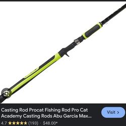 Pro Cat Casting Rod. Penn Abu Garcia Shimano Daiwa Avet