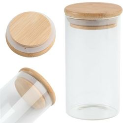 glass canisters with airtight lids spice jars storage kitchen canister lid -380ml Clear Glass Jar Sealed Canister Food Storage Container for Loose

