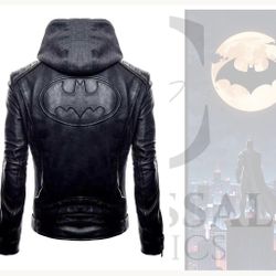 Batman Faux Leather Jacket, unisex, brand new! Size Medium