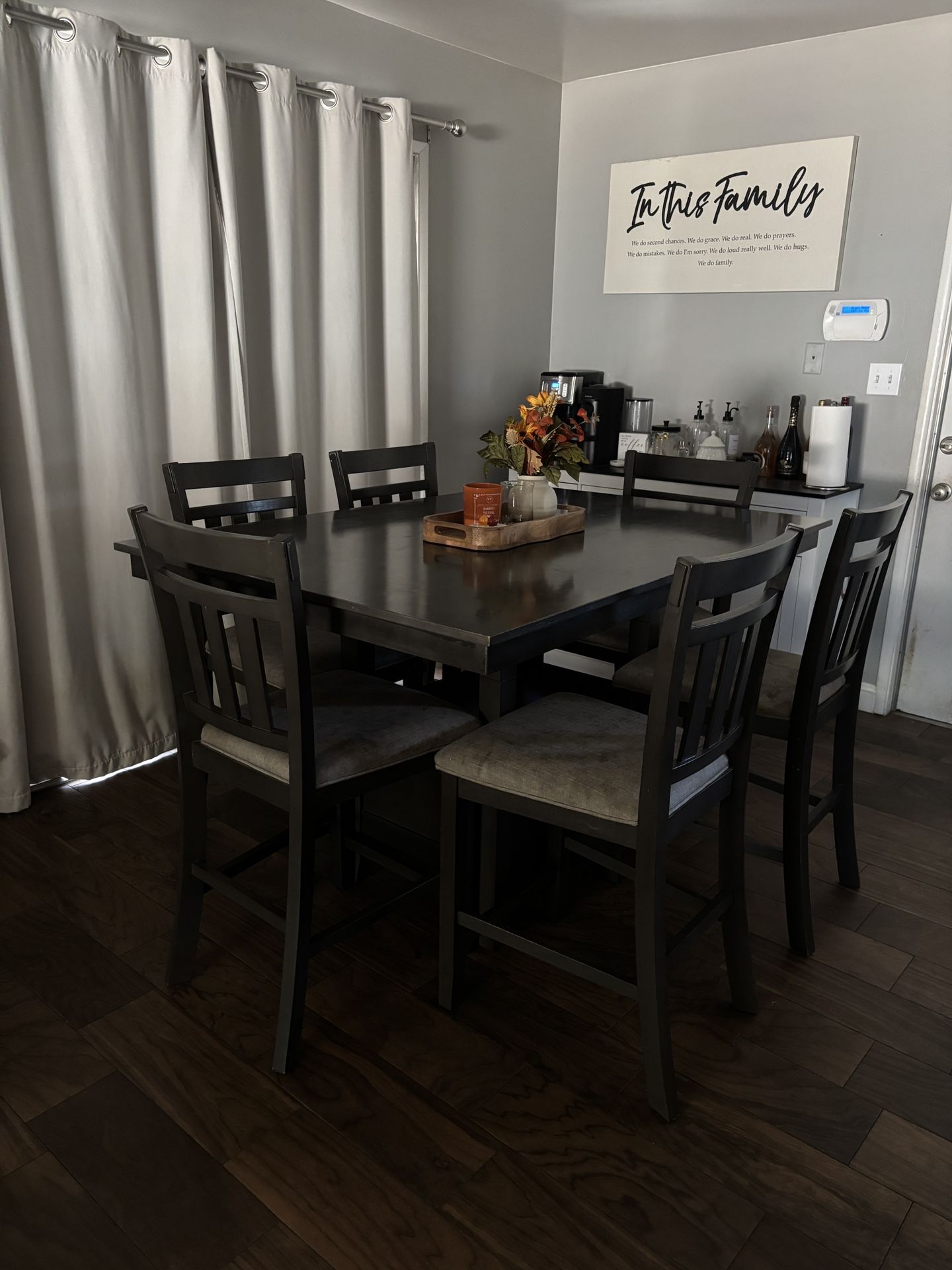 Table, Entertainment Center, Couches