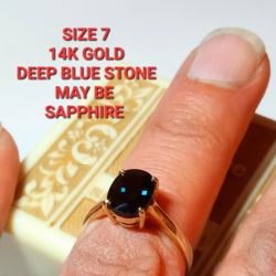 $220! Size 7, 14k Gold Ring
