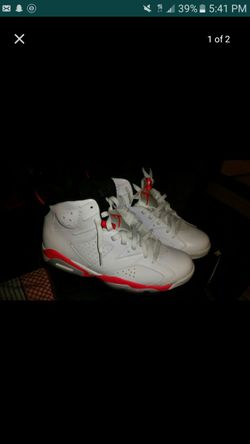 White infrared 6s size 10.5