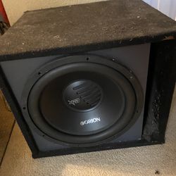 Xtr 15 Inch Orion Subwoofer And 1500 Watt Amp