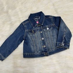 The Children’s PLACE Snap Button Down Baby Denim Jean Jacket size 18/24M NWT