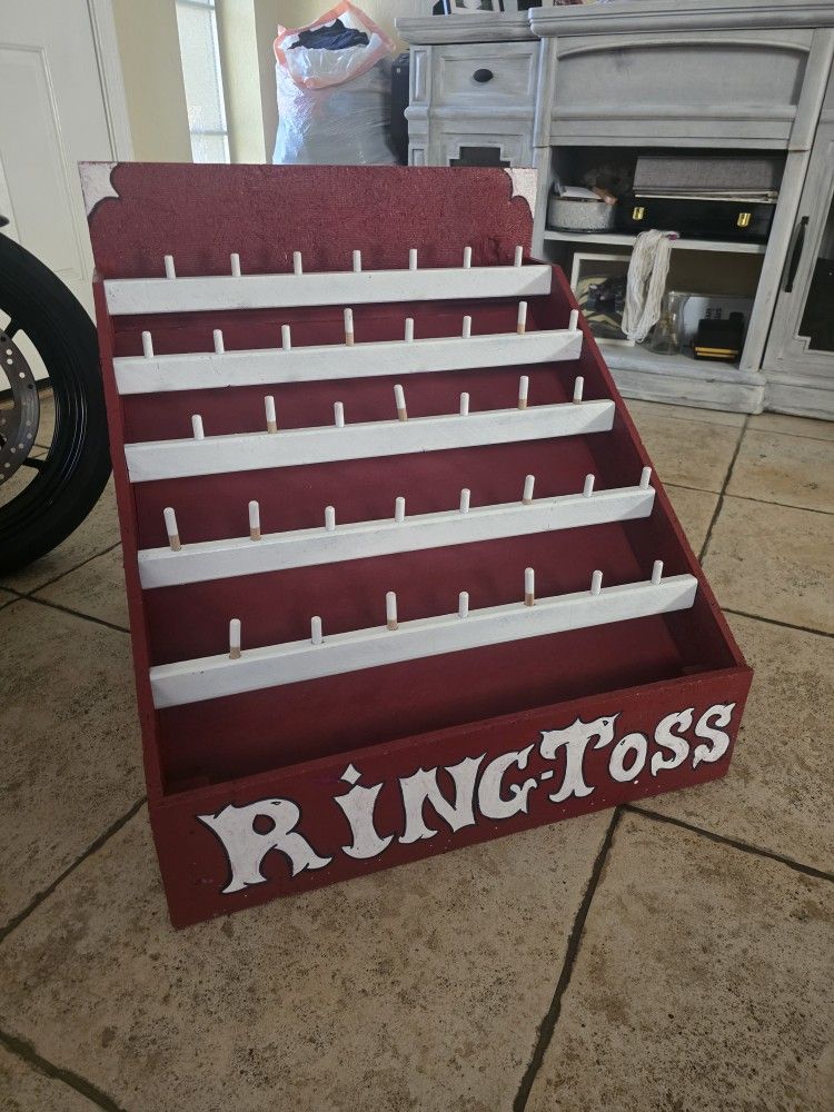 Ring Toss Game With Rings