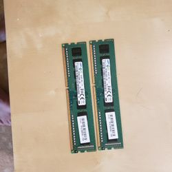 COMPUTER MEMORY 8GB PC3 2X4 DDR 