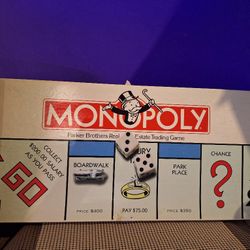 Monopoly Board Game-$8.00