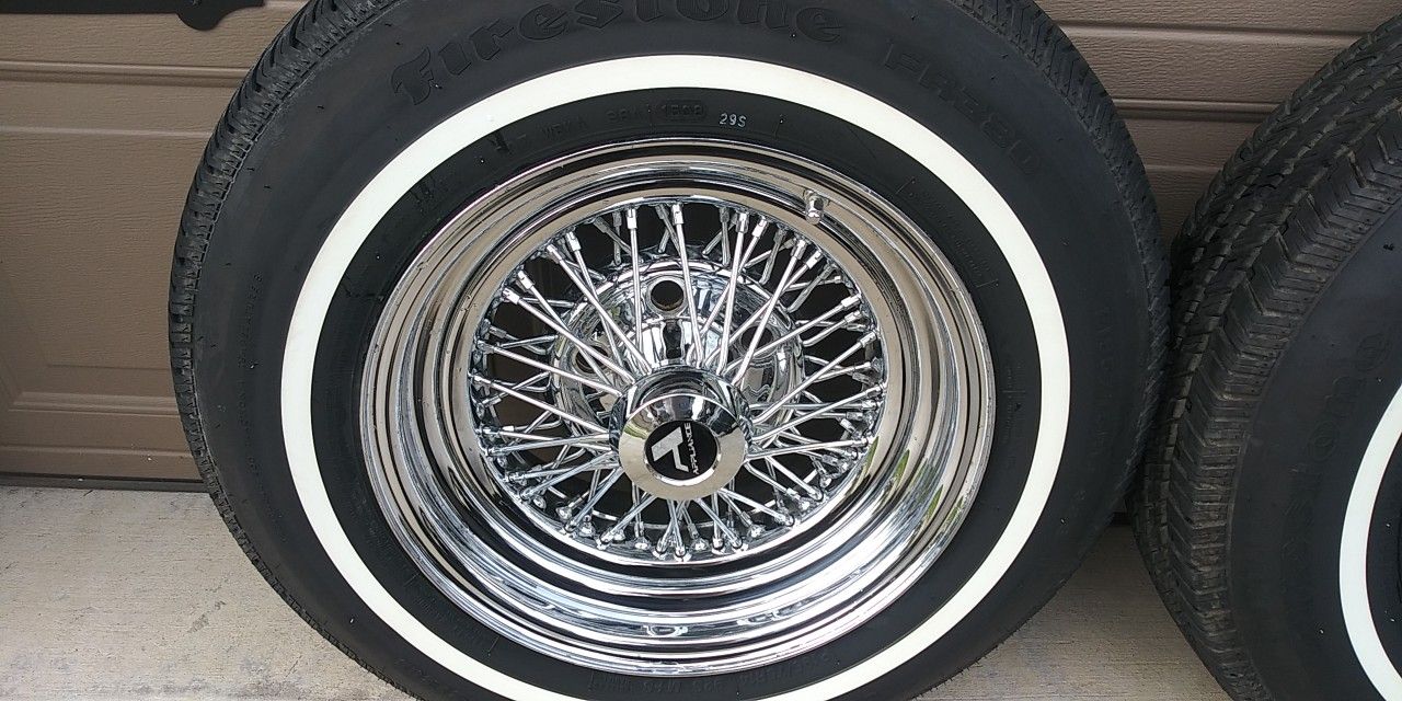 14” classic REVERSE offset wheels... Supremes, Cragars, Keystones, or