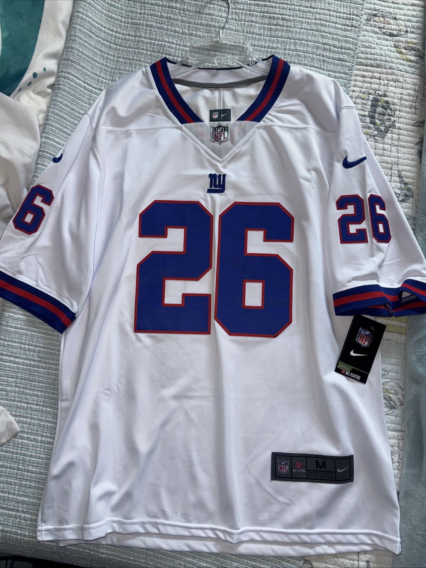 Saquon Barkley New York Giants Rare NFL Throwback Jersey - New with Tags, Stitch