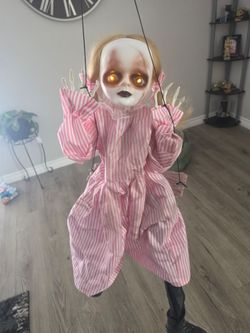 Animated Halloween Creepy Doll  Marionette
