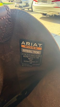 ARIAT steel toe boots 7EE $150 obo