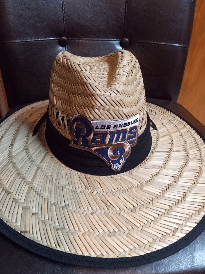 los angeles rams straw hat