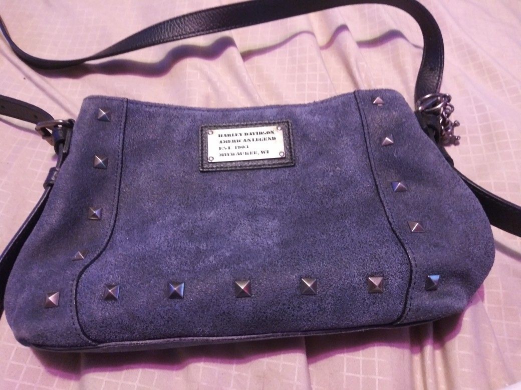 Super cute navy blue Harley Davidson crossbody