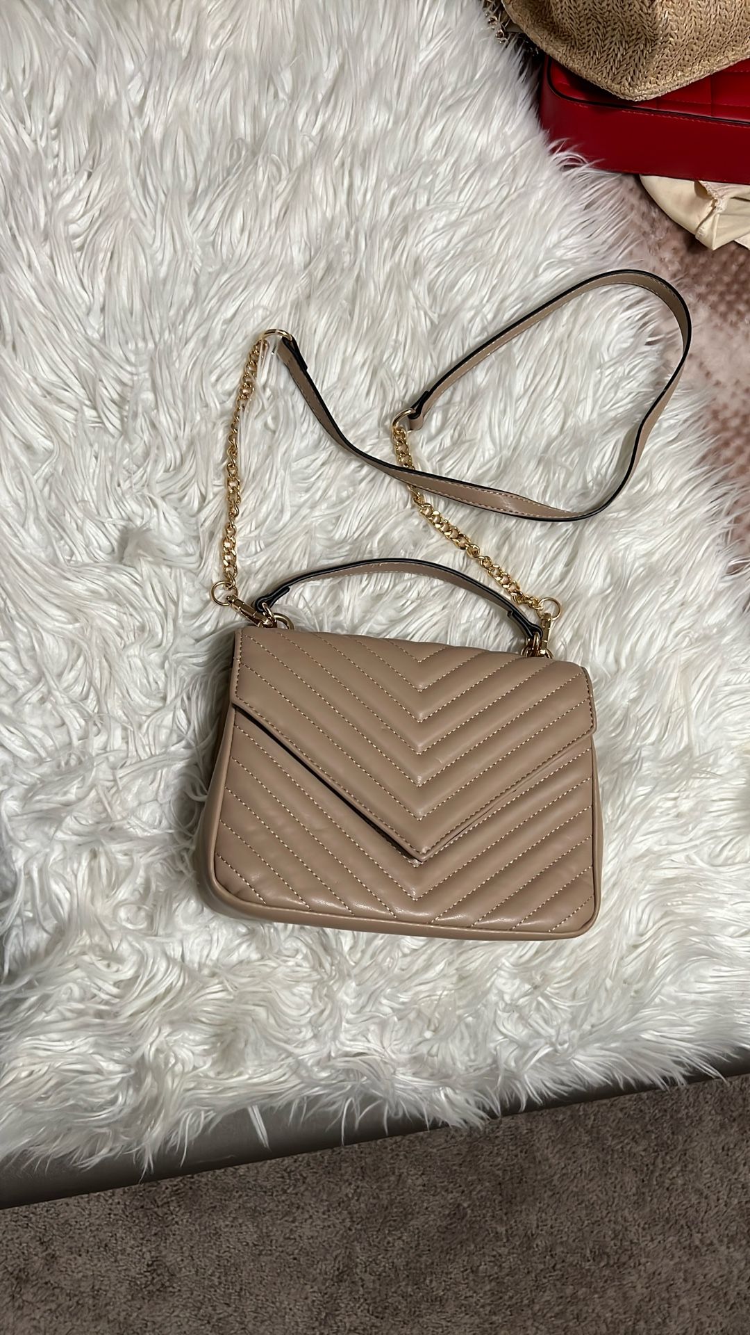 Crossbody Beige Bag