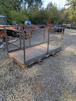 4x8 Forklift Work Platform / Man Basket