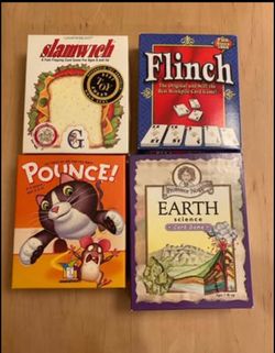 New and like new Card Games Ages 6+ & 7+ years