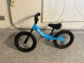 BicyStar 12" Toddler Balance Bike (Blue) with Real Air Rubber Tires – Like New